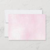 Eléphant rose Carte de remerciements (Dos)