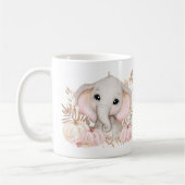 Eléphant Rose Chou Et Mug Citrouille (Gauche)