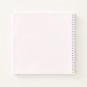 Elephant Rose Floral 1er Anniversaire Nom Livre d' (Dos)