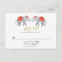 Elephant RSVP-kaart