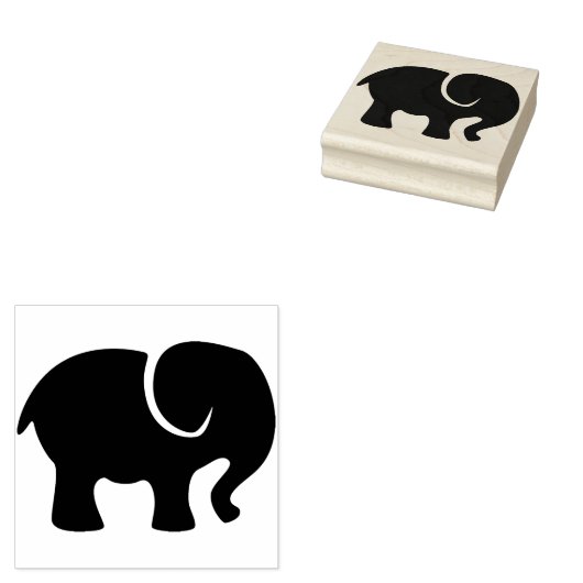 Elephant Rubberstempel (Gestempeld)