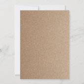 Elephant Rustic Winter Snowflakes Holiday Party Kaart (Achterkant)