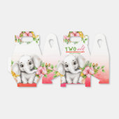 Elephant Safari 2ème anniversaire Ballotins (Déplié)