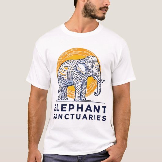 Elephant Sanctuaries T-Shirt (Voorkant)