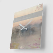 Elephant sanctuary vierkante klok (Hoek)