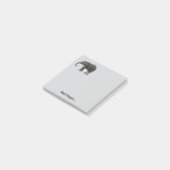 Elephant Schattige Memo Post It Persoonlijke notit Post-it® Notes (Schuin)