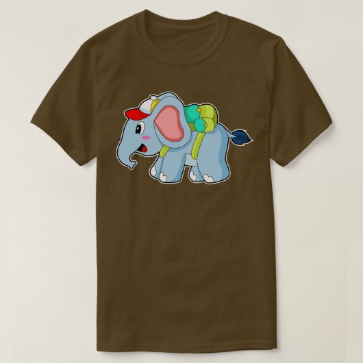Elephant School-rugzak T-shirt (Design voorkant)