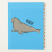 Elephant seal cartoon illustration (Dos)