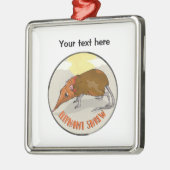 Elephant Shrew Metalen Ornament (Links)