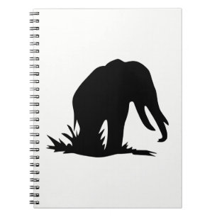 Elephant Silhouette Notitieboek