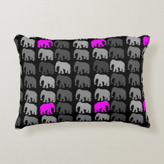 Elephant Silhouettes Accent Kussen