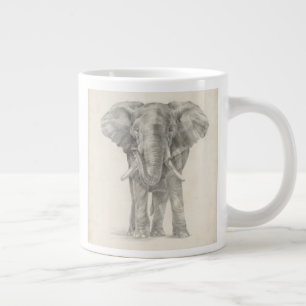 Elephant Sketch Extra Grote Beker