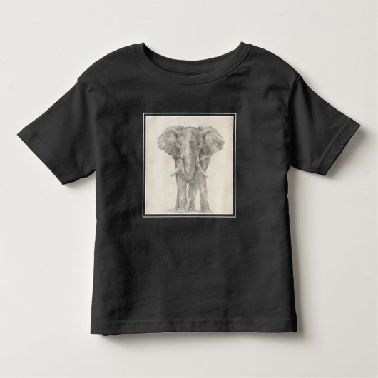 Elephant Sketch Kinder Shirts (Voorkant)