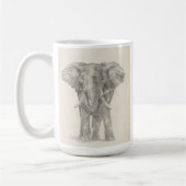 Elephant Sketch Koffiemok (Links)