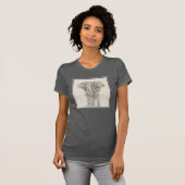 Elephant Sketch T-shirt (Voorkant volledig)