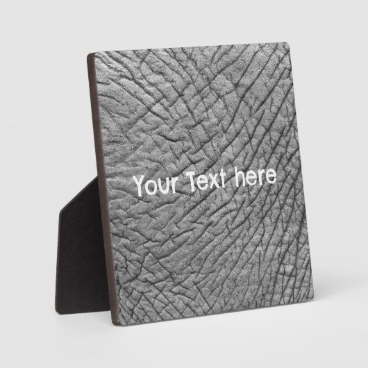 Elephant skin gepersonaliseerd fotoplaat (Voorkant)