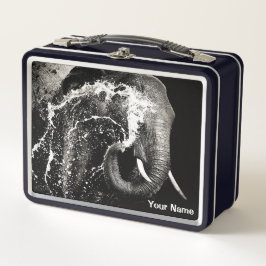 Elephant Splash Lunch Box – Aangepast blik