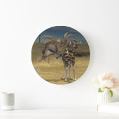 Elephant springt over Giraffe Grote Klok (Huis)