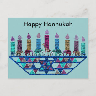 Elephant Star Menorah Briefkaarten