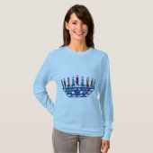 Elephant Star Menorah Shirten T-shirt (Voorkant volledig)