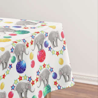 Elephant Stars Circus Pattern Tafelkleed
