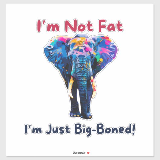 Elephant Sticker (Vel)