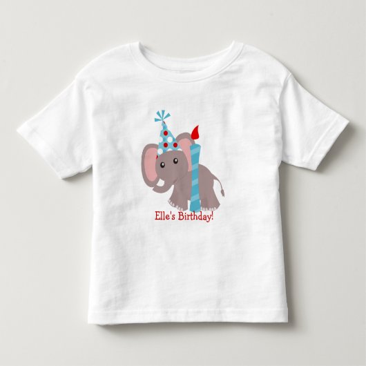 Elephant Stippen Kinder Shirts (Voorkant)