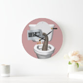 Elephant Stuck in Toilet Grote Klok (Huis)