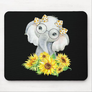 Elephant Sunflower Gifts Muismat