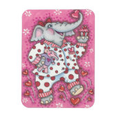 Elephant SweeLiege VALENTIJN MAGNET *Customize Magneet (Verticaal)