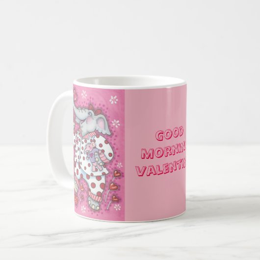 Elephant Sweetheart VALENTINE MUG (Devant gauche)