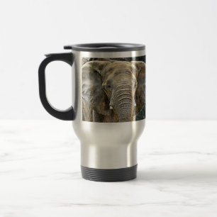 Éléphant - tasse de voyage d'éléphant africain