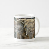 Éléphant - tasse d'éléphant africain (Devant droit)
