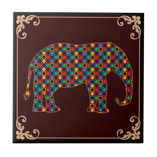 Elephant Tegeltje (Voorkant)