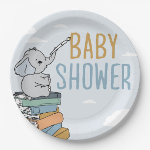 Elephant tekent iets Baby shower Elephant Cute Papieren Bordje