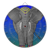 Elephant ThMED Dartboard Dartbord (Voorkant)