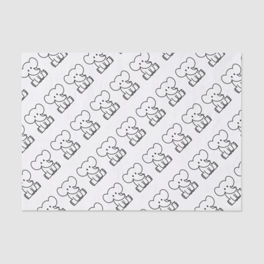 Elephant Tissuepapier (Voorkant)