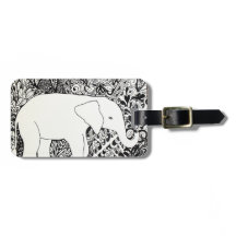 Elephant Travel label
