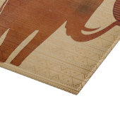 Elephant Tribal Art Design Cutting Boards Snijplank (Hoek)