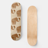 Elephant Tribal Kunstontwerp Skateboard (Voorkant)