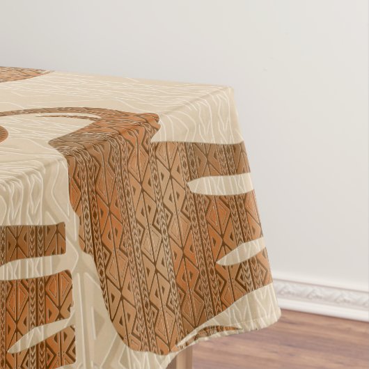 Elephant Tribal Kunstontwerp Tafelkleed (Voorbeeld)