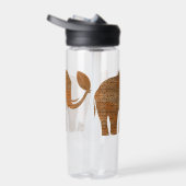 Elephant Tribal Kunstontwerp Waterfles (Rechts)