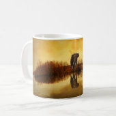 Elephant Trio Wildlife Coffee Mug (Devant gauche)