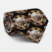 Elephant Trunks Africa Circle Stropdas (Opgerold)