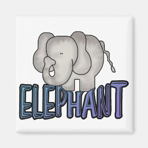 Elephant Tshirts en Gifts Magneet