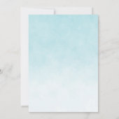 Eléphant Turquiose Ballons Baby shower Merci (Dos)