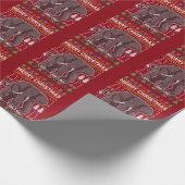 Elephant Ugly KerstSweater Wildlife Series Cadeaupapier (Hoek)