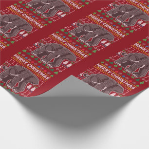 Elephant Ugly KerstSweater Wildlife Series Cadeaupapier