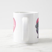 Elephant Valentijnsdag Extra Grote Mok (Achterkant)