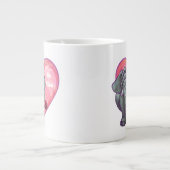 Elephant Valentijnsdag Extra Grote Mok (Voorkant)